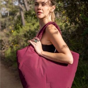 Elegant Maroon Tote Bag